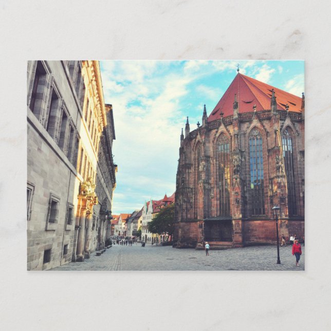 Kirche Nürnberg Postkarte (Vorderseite)