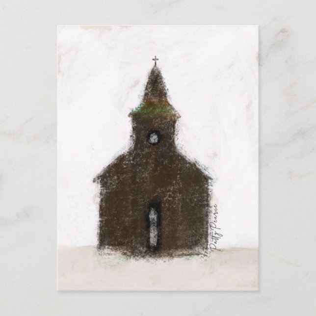 Kirche Postkarte (Vorderseite)