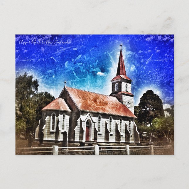 Kirche Postkarte (Vorderseite)