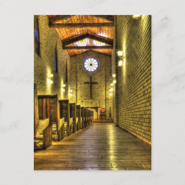 Kirche Postkarte (Vorderseite)