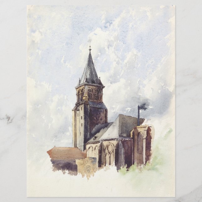 Kirche Saint Germain des Pres Paris Flyer (Vorne)