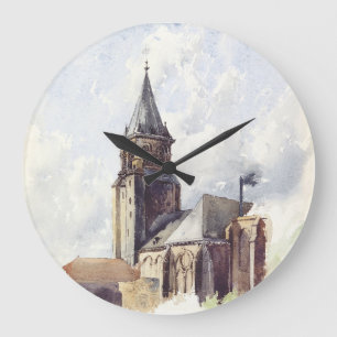 Kirche Saint Germain des Pres Paris Große Wanduhr