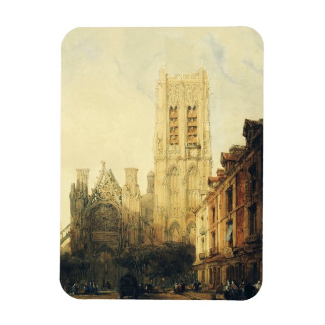 Kirche Saint-Jacques in Dieppe Magnet (Vertikal)