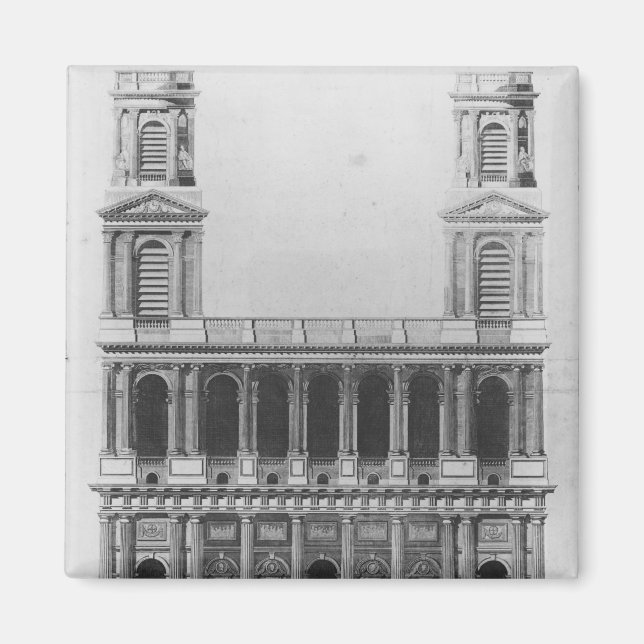 Kirche Saint-Sulpice Magnet (Vorne)