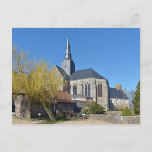 Kirche Sainte-Suzanne in Frankreich Postkarte
