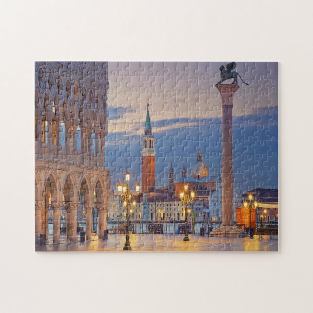 Kirche San Giorgio Venedig Italien Puzzle (Horizontal)