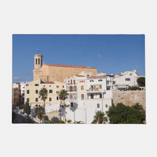 Kirche Santa Maria - Mahon, Menorca, Spanien Fußmatte (Vorderseite)