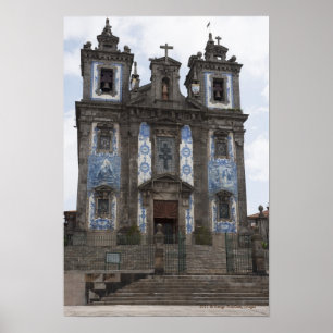 Kirche Santo Ildenfonso mit den Tilonhöhlen Poster