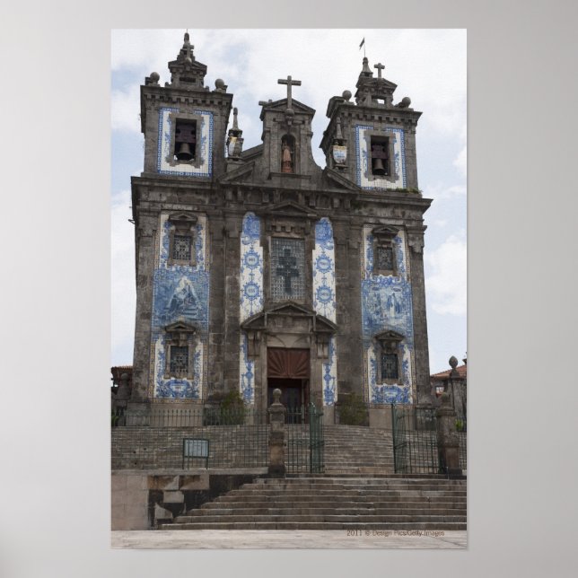 Kirche Santo Ildenfonso mit den Tilonhöhlen Poster (Vorne)
