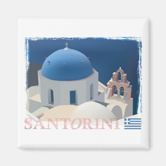 Kirche Santorini Magnet