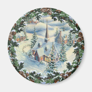 KIRCHE & SCHREIBEN VON SHARON SHARPE MAGNET