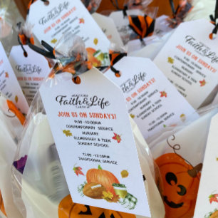 Kirche, Schule oder Organisation Fall Goodie Bag Geschenkanhänger
