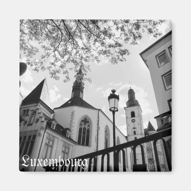 Kirche St. Alphonse in Luxemburg Magnet (Vorne)