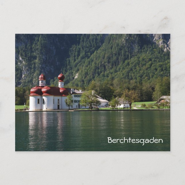 Kirche St. Bartholomä Postkarte (Vorderseite)