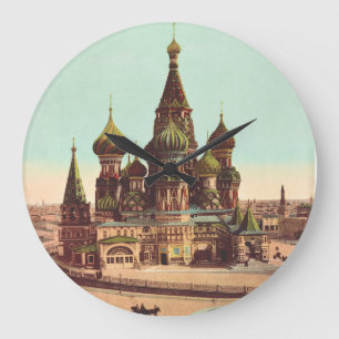 Kirche St. Basil, Roter Platz Moskau Große Wanduhr