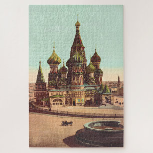 Kirche St. Basil, Roter Platz Moskau Puzzle