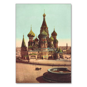Kirche St. Basil, Roter Platz Moskau Tischnummer