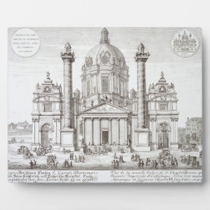 Kirche St. Charles Borromeo (1538-84), Wien, Fotoplatte