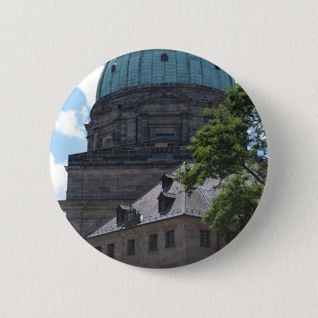 Kirche St. Elisabeth in Nürnberg, Deutschland Button (Vorderseite)