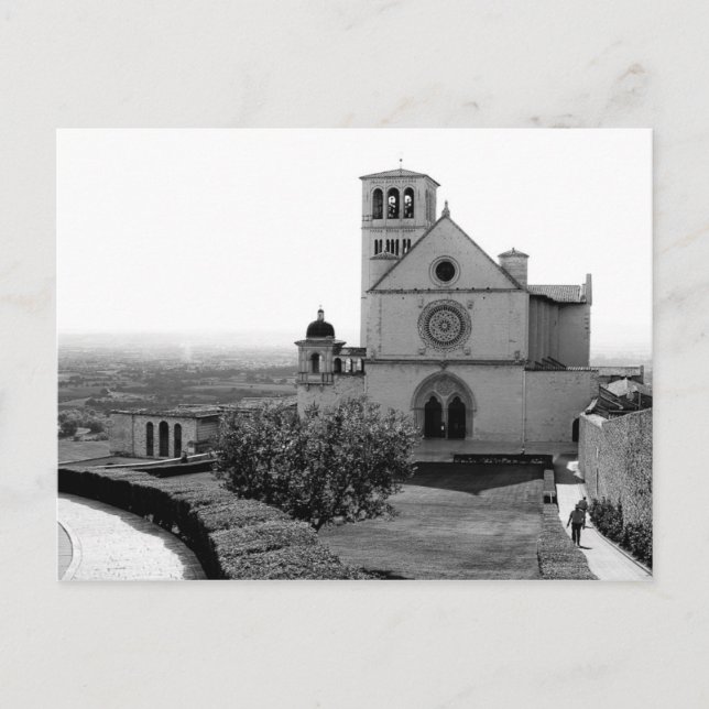 Kirche St. Francis von Assisi, Italien, Postcard Postkarte (Vorderseite)