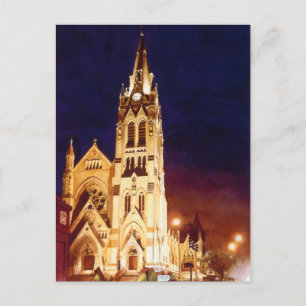 Kirche St. Francis Xavier St. Louis Watercolor Postkarte