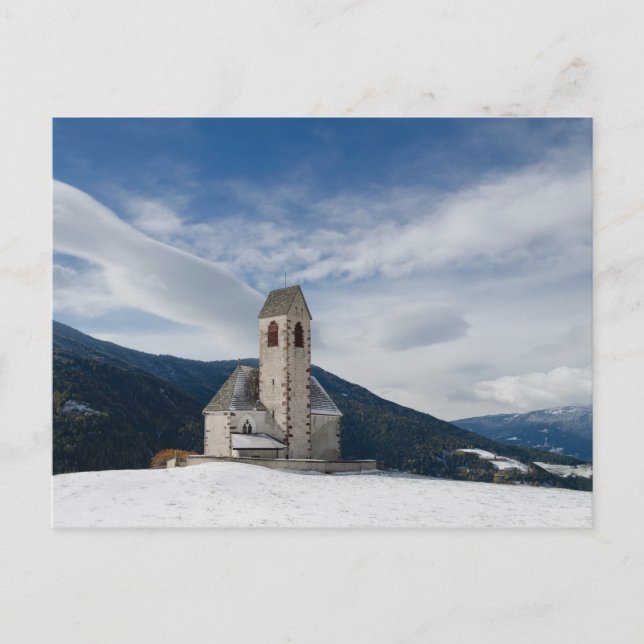 Kirche St. Jakob in Villnöss Postkarte (Vorderseite)