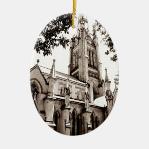 Kirche St. James Keramik Ornament