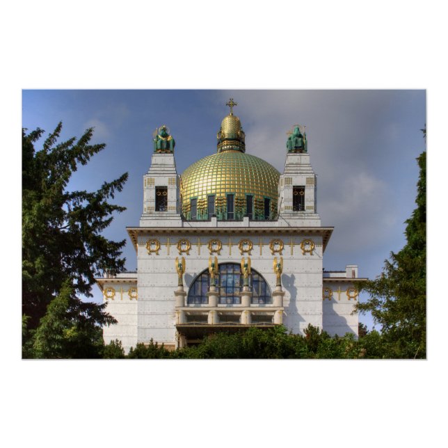 Kirche St. Leopold Wien Österreich Poster (Vorderseite)