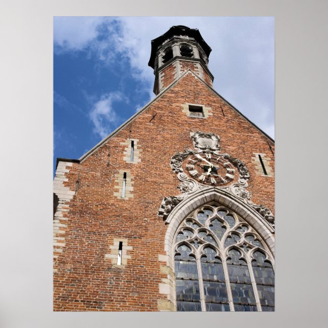Kirche St. Mary Magdalene - Brüssel, Belgien Poster (Vorne)