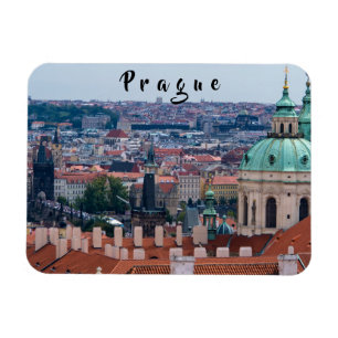 Kirche St. Nicolas und Dächer von Prag Magnet