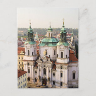 Kirche St. Nikolaus in Prag Postkarte