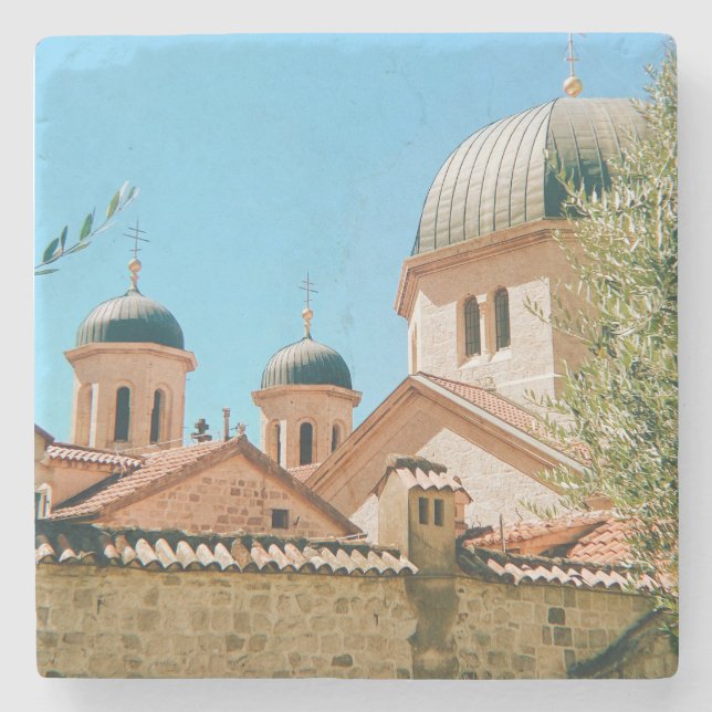 Kirche St. Nikolaus - Kotor - Montenegro Steinuntersetzer (Vorderseite)