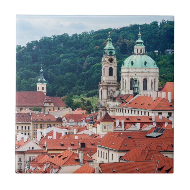 Kirche St. Nikolaus - Prag, Tschechische Republik Fliese (Vorderseite)