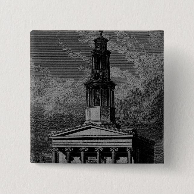 Kirche St. Pancrass, konfrontieren nach Westen Button (Vorderseite)