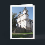 Kirche St. Stanislaus in Skałka, Kraków, Polen Karte<br><div class="desc">St. Stanislaus Kirche in Skałka,  Krakau,  Polen Grußkarte. Sie können dieses Produkt ganz einfach kostenlos anpassen,  wenn Sie Text hinzufügen oder die Farbe des Hintergrunds ändern möchten.</div>