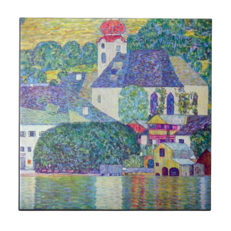 Kirche St. Wolfgang durch Gustav Klimt Fliese