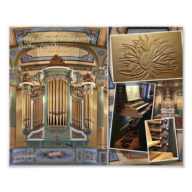 Kirche Ste Famille, Boucherville, Québec montage Fotodruck (Vorne)