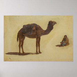 Kirche - Studie eines Dromedars 1868 Poster