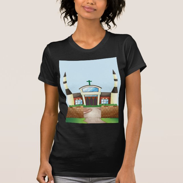 Kirche T-Shirt (Vorderseite)
