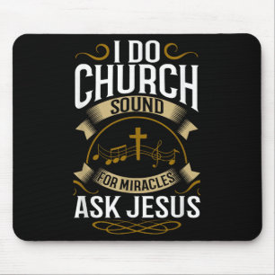 Kirche Tontechniker O System Musik Christlich Mousepad
