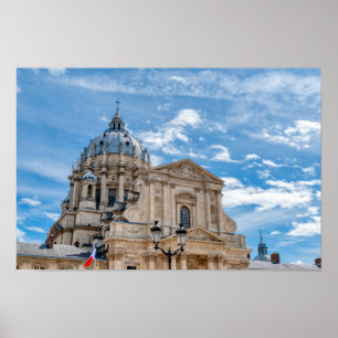 Kirche und Armeekrankenhaus Val de Grace in Paris Poster