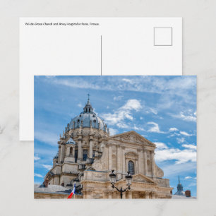 Kirche und Armeekrankenhaus Val de Grace in Paris Postkarte