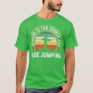 Kirche und Base-Jumping Funny Christlich Faith Gif T-Shirt