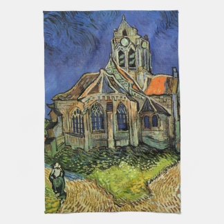 Kirche von Auvers-sur-Oise von Vincent van Gogh Geschirrtuch