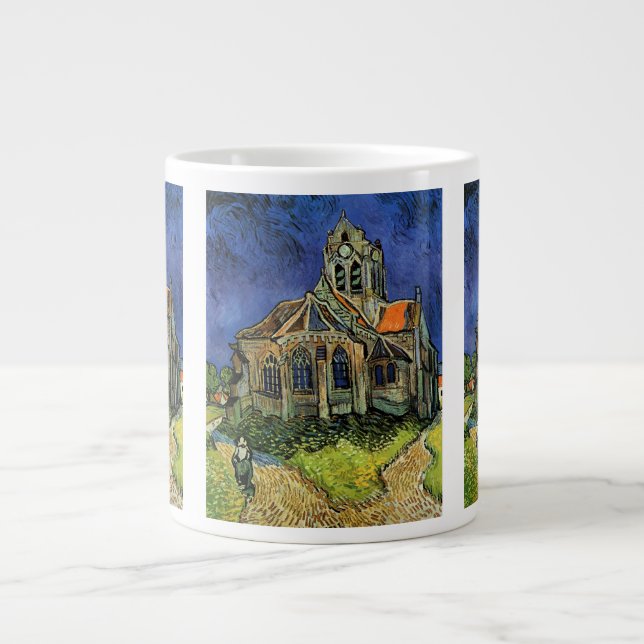 Kirche von Auvers-sur-Oise von Vincent van Gogh Jumbo-Tasse (Vorderseite)