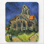 Kirche von Auvers-sur-Oise von Vincent van Gogh Mousepad<br><div class="desc">Die Kirche von Auvers von Vincent van Gogh ist ein Vintages architektonisches Post-Impressionismus der bildenden Kunst. Von außen hat man einen Blick auf eine Kirche mit Buntglasfenstern und auf einem Kopfsteinpflasterweg eine Figur, die zur Kapelle führt. Über den Künstler: Vincent Willem van Gogh (1853-1890) war einer der berühmtesten postimpressionistischen Maler...</div>