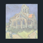 Kirche von Auvers-sur-Oise von Vincent van Gogh Notizblock<br><div class="desc">Die Kirche von Auvers von Vincent van Gogh ist ein Vintages architektonisches Post-Impressionismus der bildenden Kunst. Von außen hat man einen Blick auf eine Kirche mit Buntglasfenstern und auf einem Kopfsteinpflasterweg eine Figur, die zur Kapelle führt. Über den Künstler: Vincent Willem van Gogh (1853-1890) war einer der berühmtesten postimpressionistischen Maler...</div>