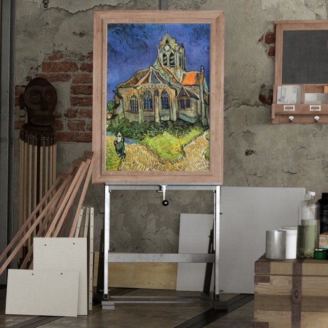 Kirche von Auvers-sur-Oise von Vincent van Gogh Poster (Von Creator hochgeladen)