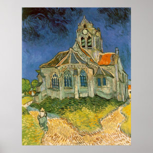 Kirche von Auvers sur Oise von Vincent van Gogh Poster