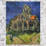 Kirche von Auvers-sur-Oise von Vincent van Gogh Puzzle<br><div class="desc">Die Kirche von Auvers von Vincent van Gogh ist ein Vintages architektonisches Post-Impressionismus der bildenden Kunst. Von außen hat man einen Blick auf eine Kirche mit Buntglasfenstern und auf einem Kopfsteinpflasterweg eine Figur, die zur Kapelle führt. Über den Künstler: Vincent Willem van Gogh (1853-1890) war einer der berühmtesten postimpressionistischen Maler...</div>
